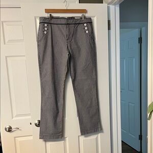 Tommy Hilfiger Women's Pinstriped Black Jeans